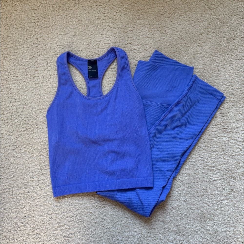 All in Motion Periwinkle Activewear Set
